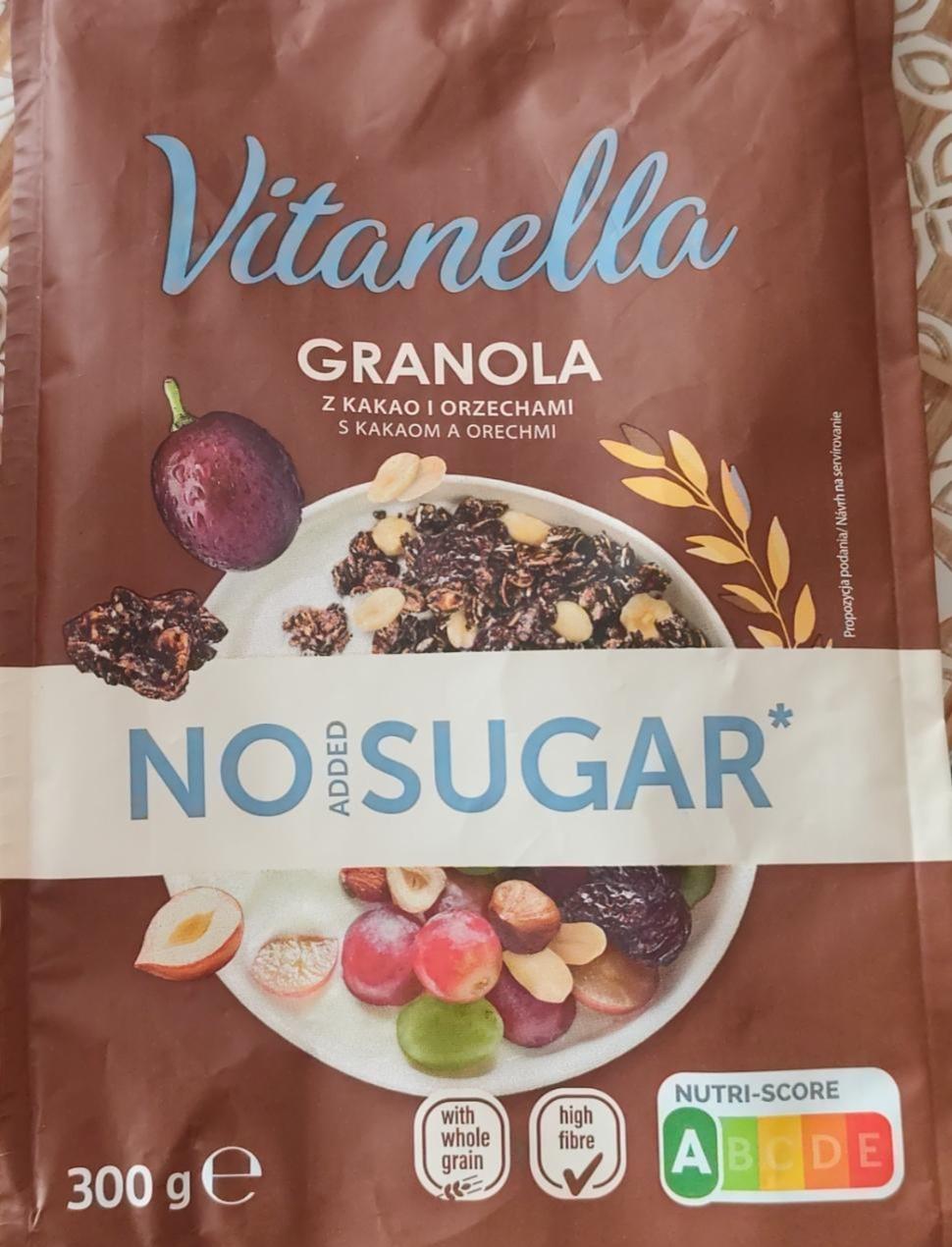 Zdjęcia - Granola z kakao i orzechami no added sugar Vitanella