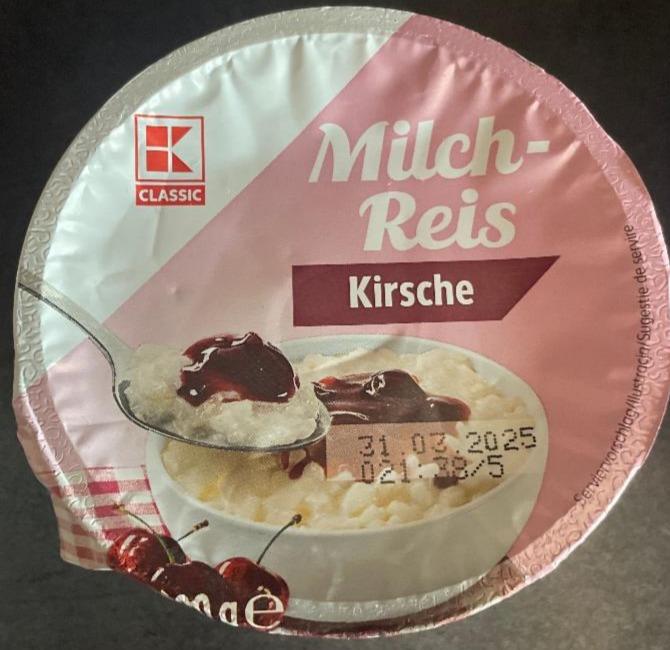 Zdjęcia - Milch-reis kirsche K-Classic