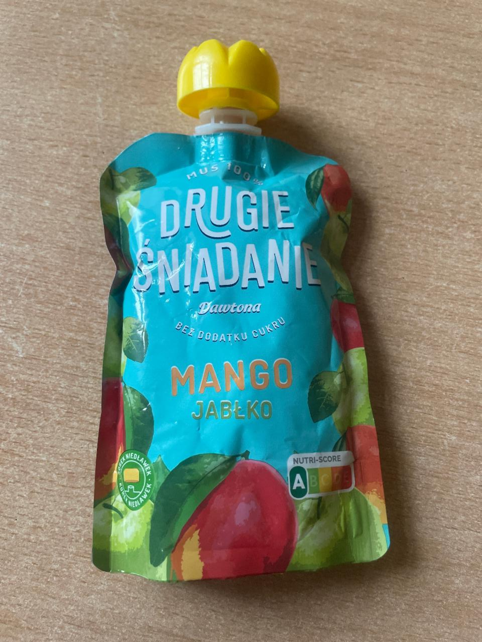 Zdjęcia - Drugie śniadanie Mus 100% mango jabłko Dawtona
