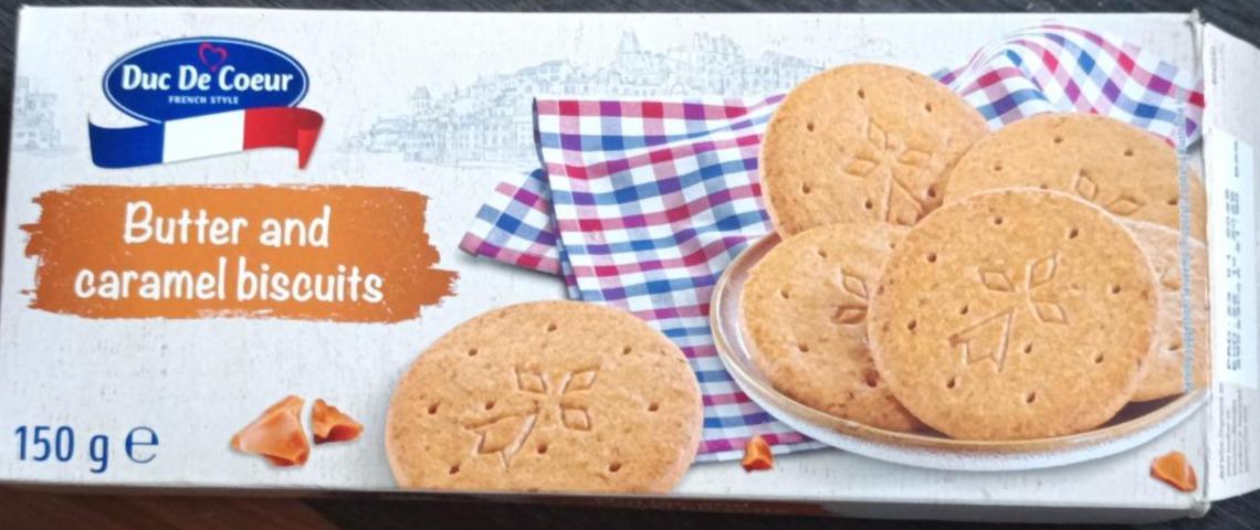 Zdjęcia - Butter and caramel biscuits Duc De Coeur