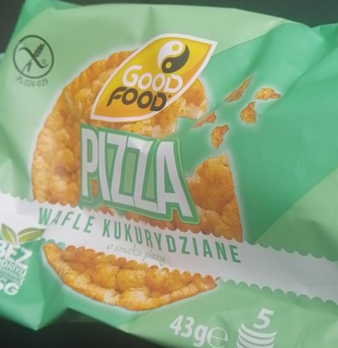 Zdjęcia - Good Food Wafle kukurydziane o smaku pizzy 43 g (5 sztuk)