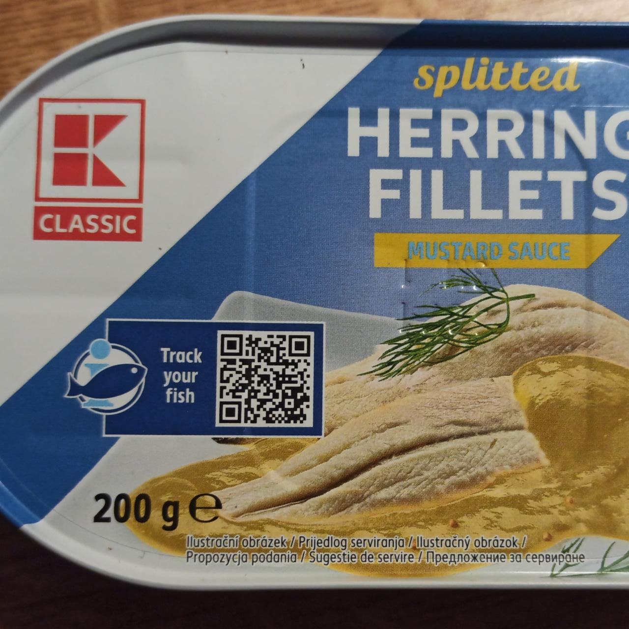Zdjęcia - Splitted herring fillets mustard sauce K-Classic