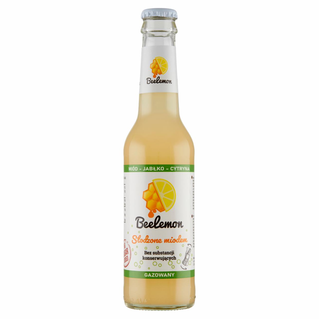 Zdjęcia - Beelemon Napój gazowany miód jabłko cytryna 275 ml