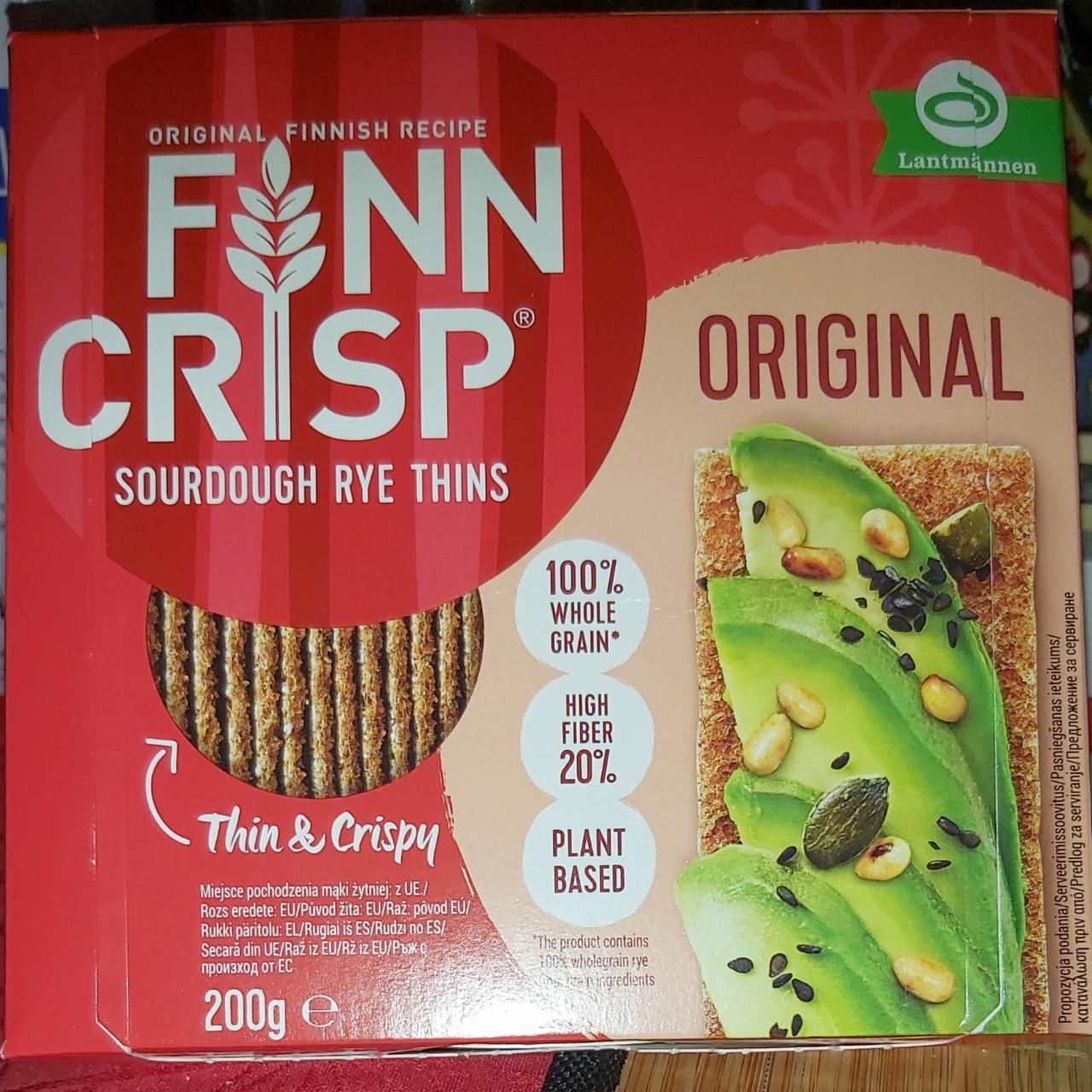 Zdjęcia - Original thins rye crispbread Finn Crisp