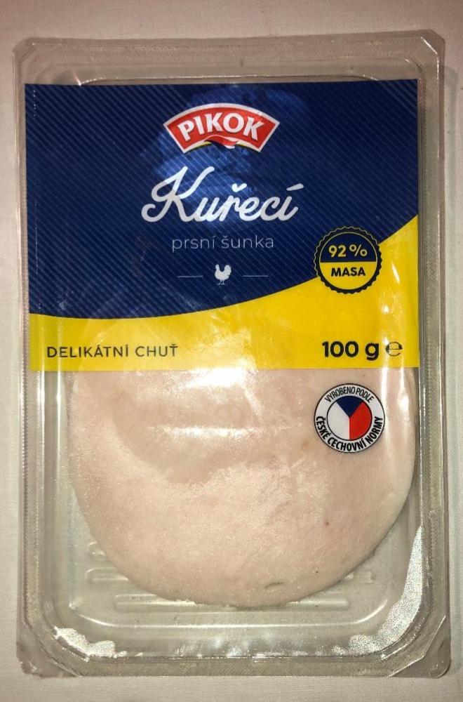 Zdjęcia - kuřecí prsní šunka 92% masa Pikok