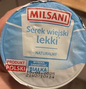 Zdjęcia - Serek wiejski lekki Milsani