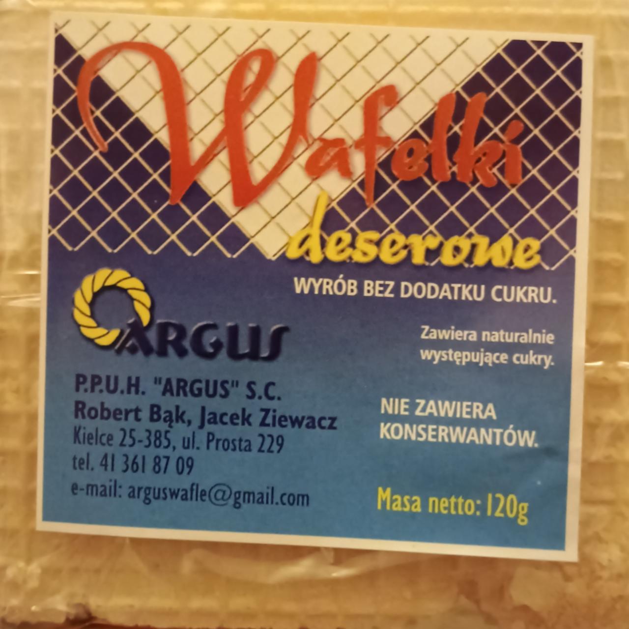Zdjęcia - Wafelki deserowe Argus