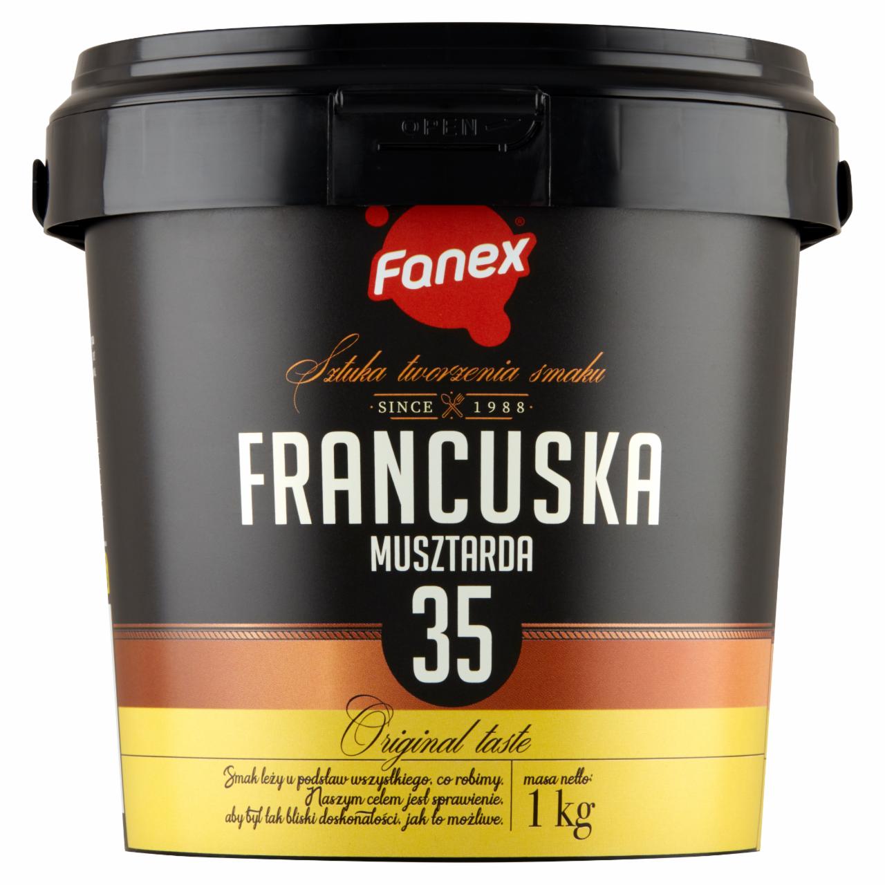Zdjęcia - Fanex Musztarda francuska 1 kg
