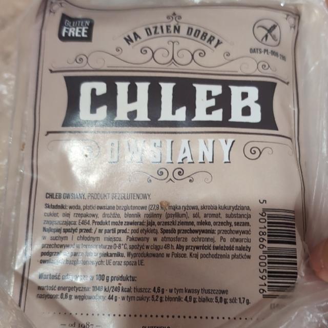 Zdjęcia - Chleb owsiany bezglutenowy Na dzień dobry