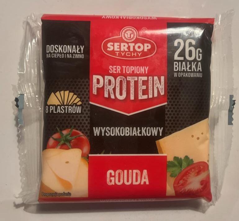 Zdjęcia - Sertop Tychy Protein Ser topiony w plastrach gouda 130 g