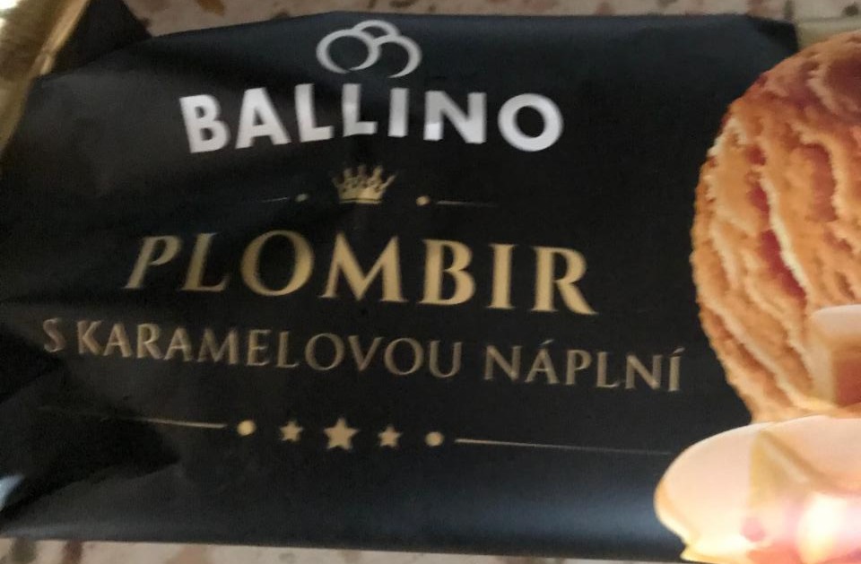 Zdjęcia - Plombir s karamelovou náplní Ballino