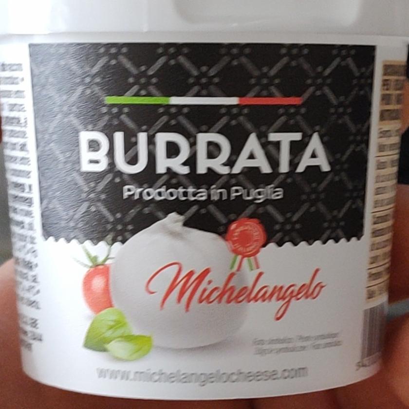 Zdjęcia - Michelangelo Burrata ser z mleka krowiego 170 g