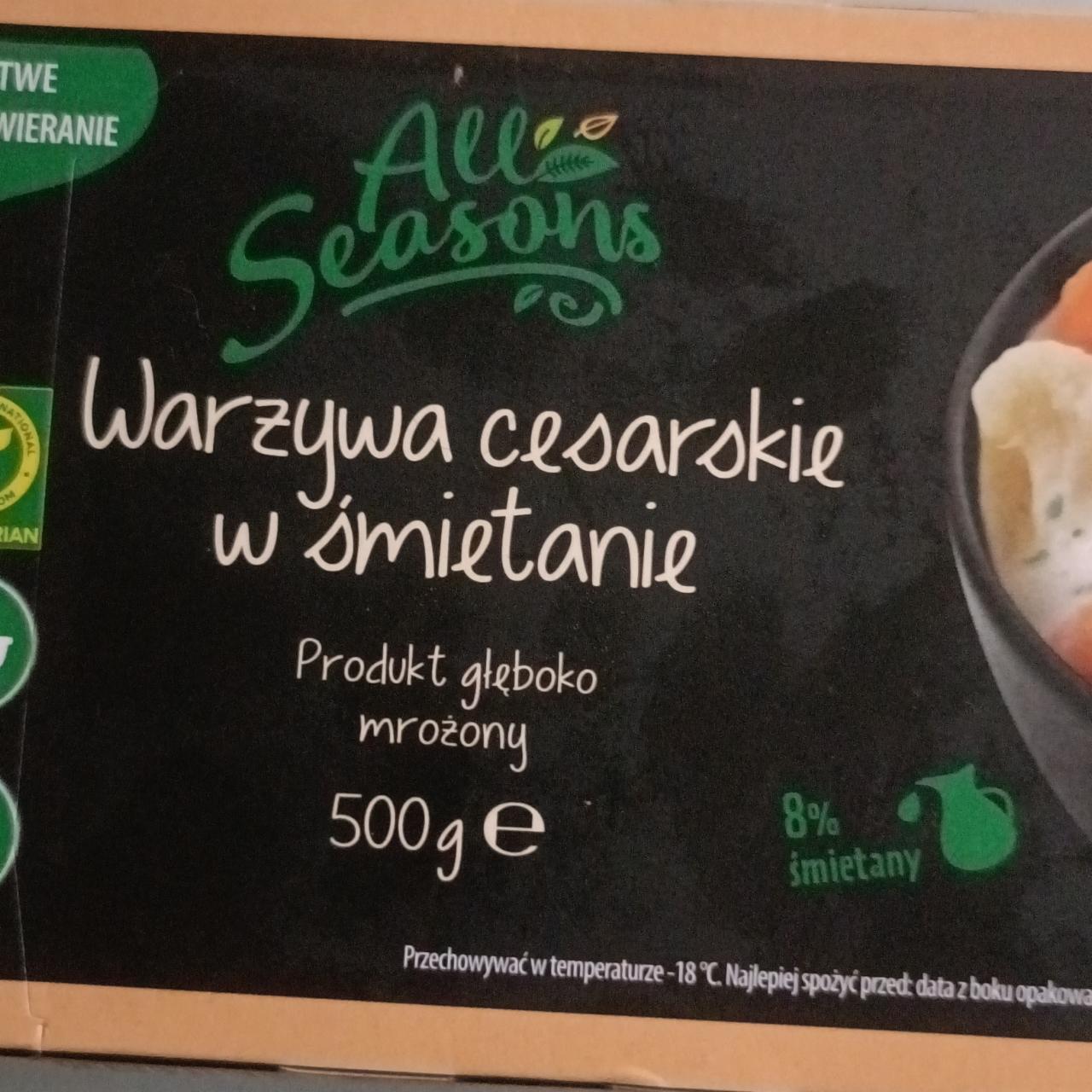 Zdjęcia - Warzywa cesarskie w śmietanie All Seasons