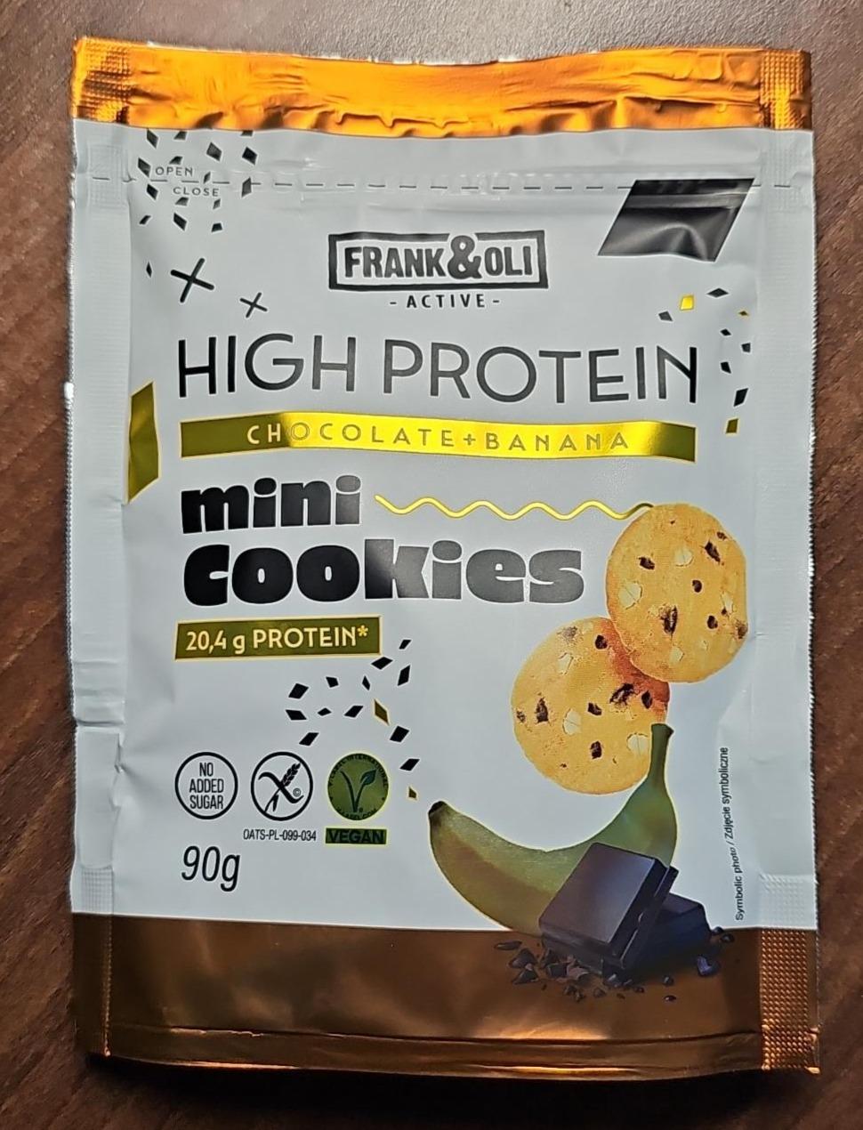 Zdjęcia - High protein mini cookies chocolate+banana Frank&Oli