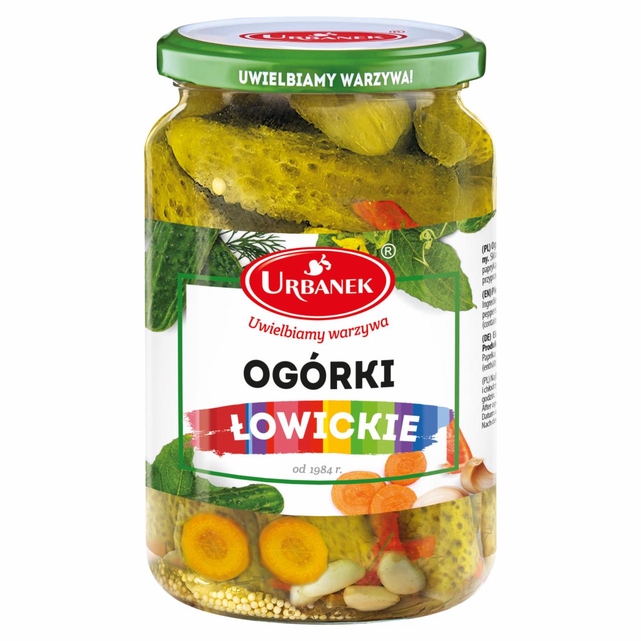 Zdjęcia - Urbanek Ogórki łowickie 680 g