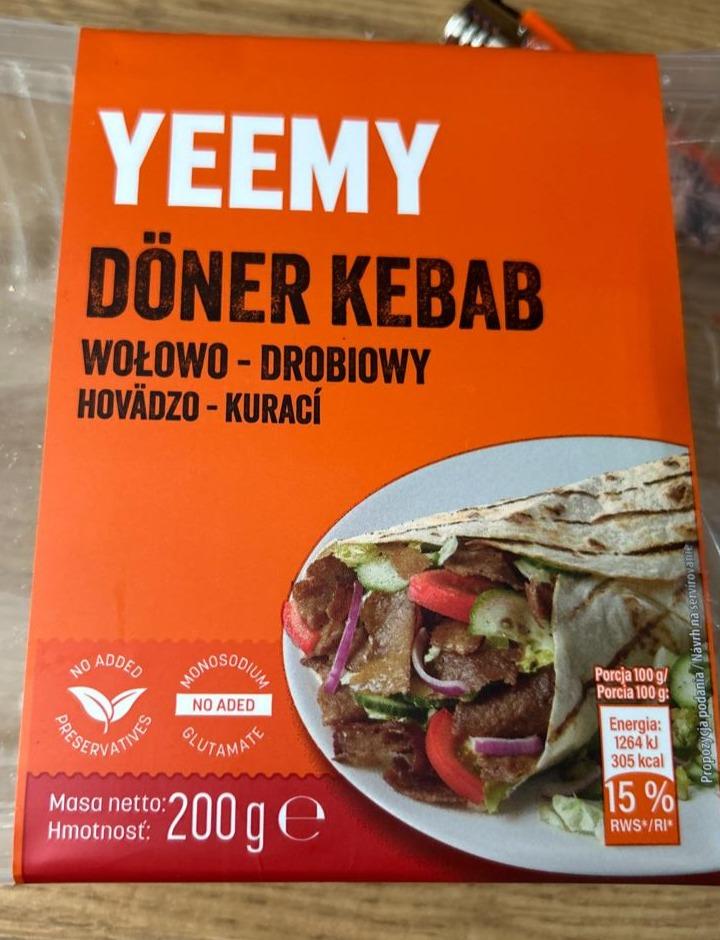 Zdjęcia - Döner kebab wołowo drobiowy Yeemy