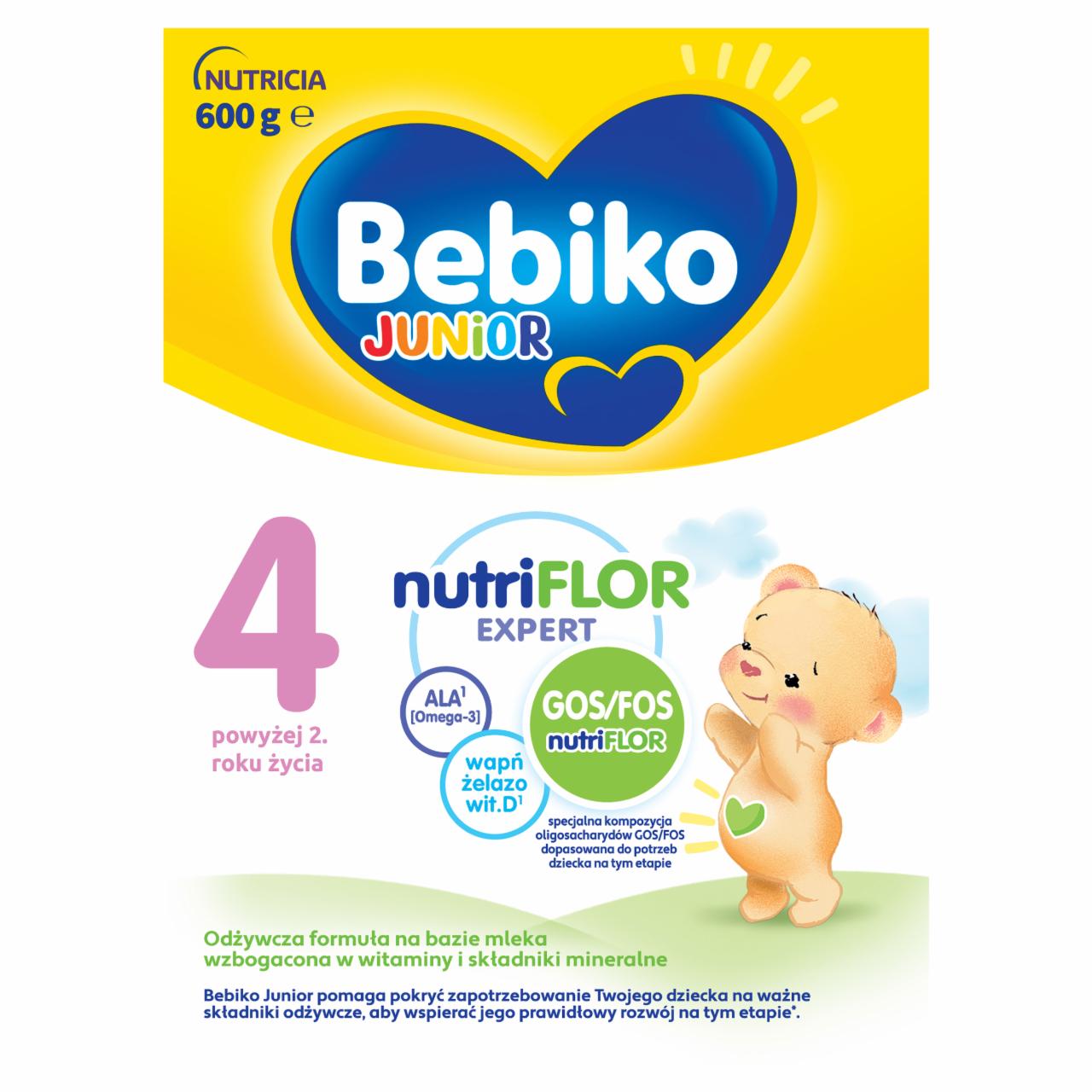 Zdjęcia - Bebiko Junior 4 Odżywcza formuła na bazie mleka dla dzieci powyżej 2. roku życia 600 g