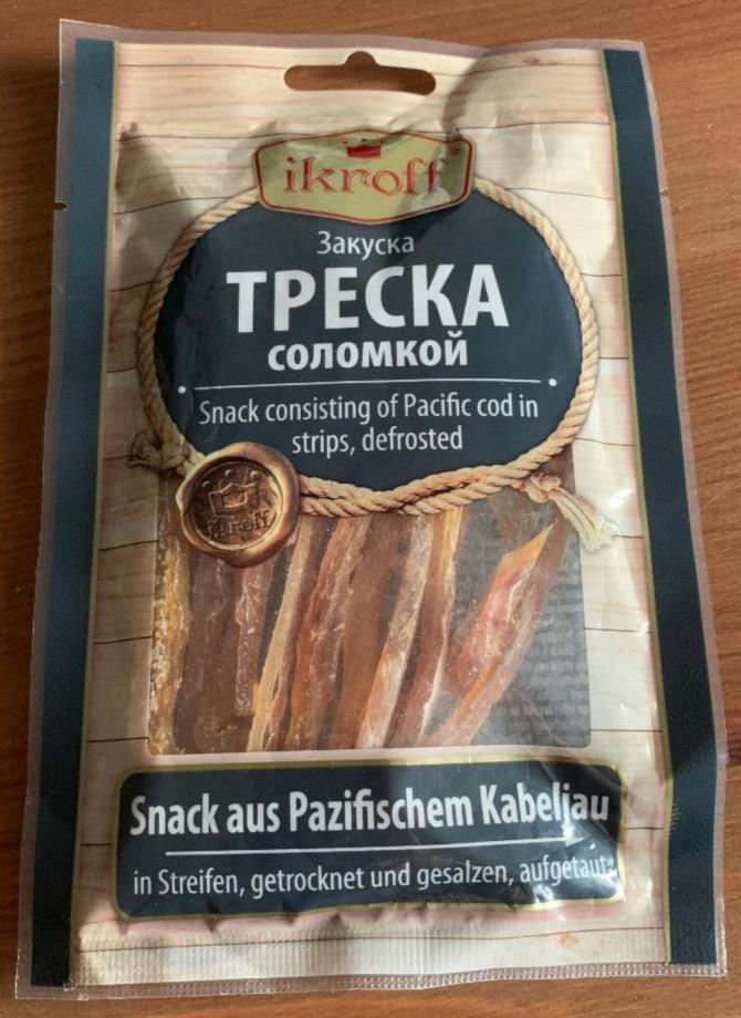 Zdjęcia - Snack consisting of Pacific cod in strips Ikroff