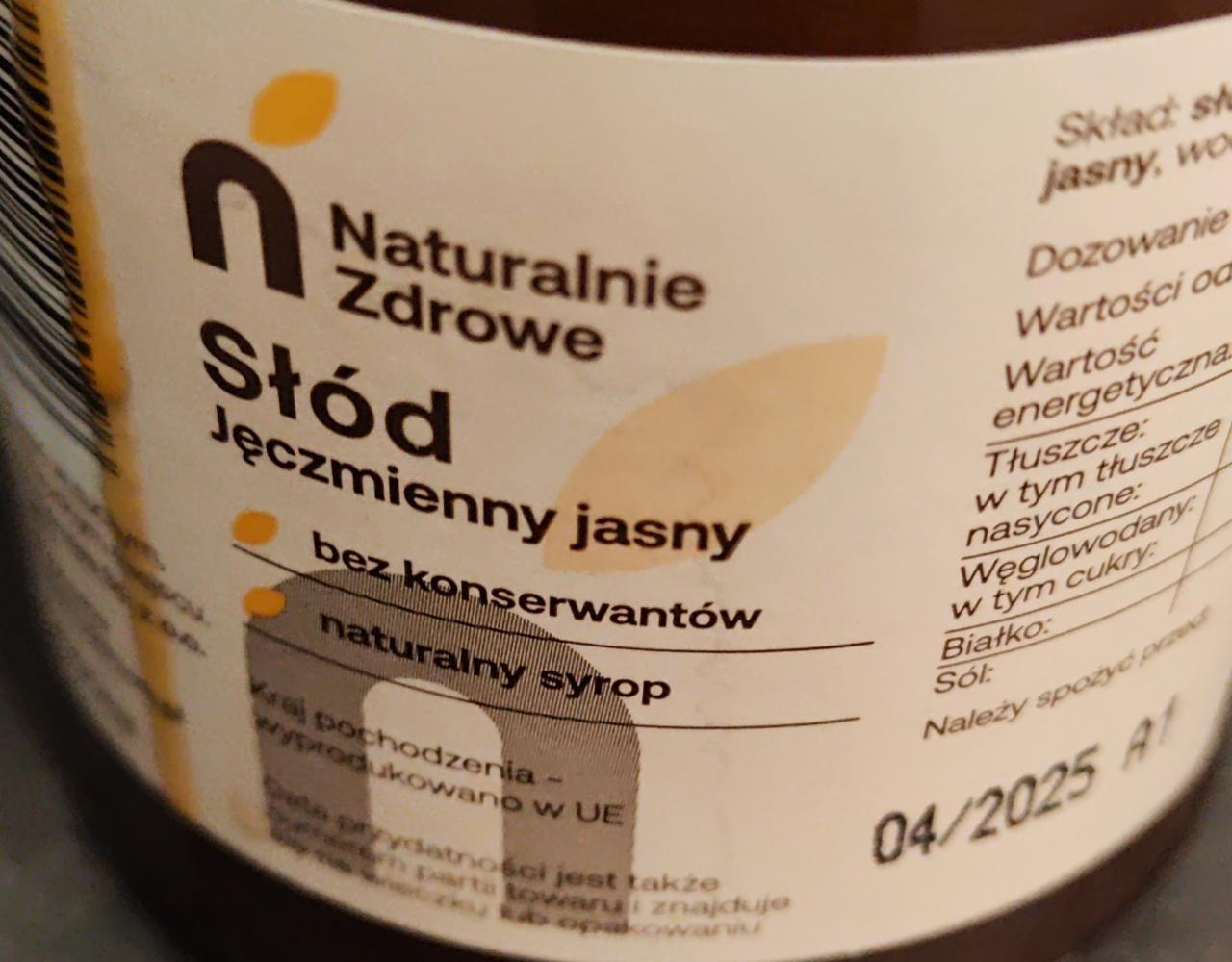 Zdjęcia - Słód jęczmienny jasny Naturalnie Zdrowe