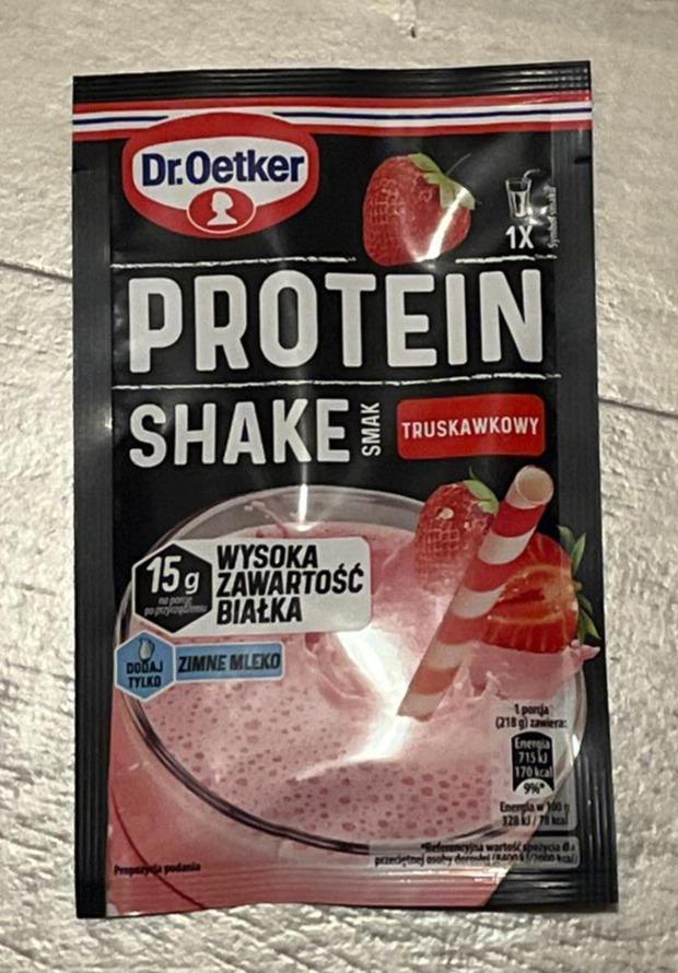 Zdjęcia - Protein shake smak truskawkowy Dr.Oetker