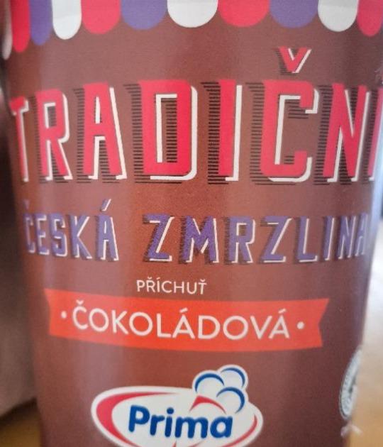 Zdjęcia - Tradiční česká zmrzlina čokoládová Prima