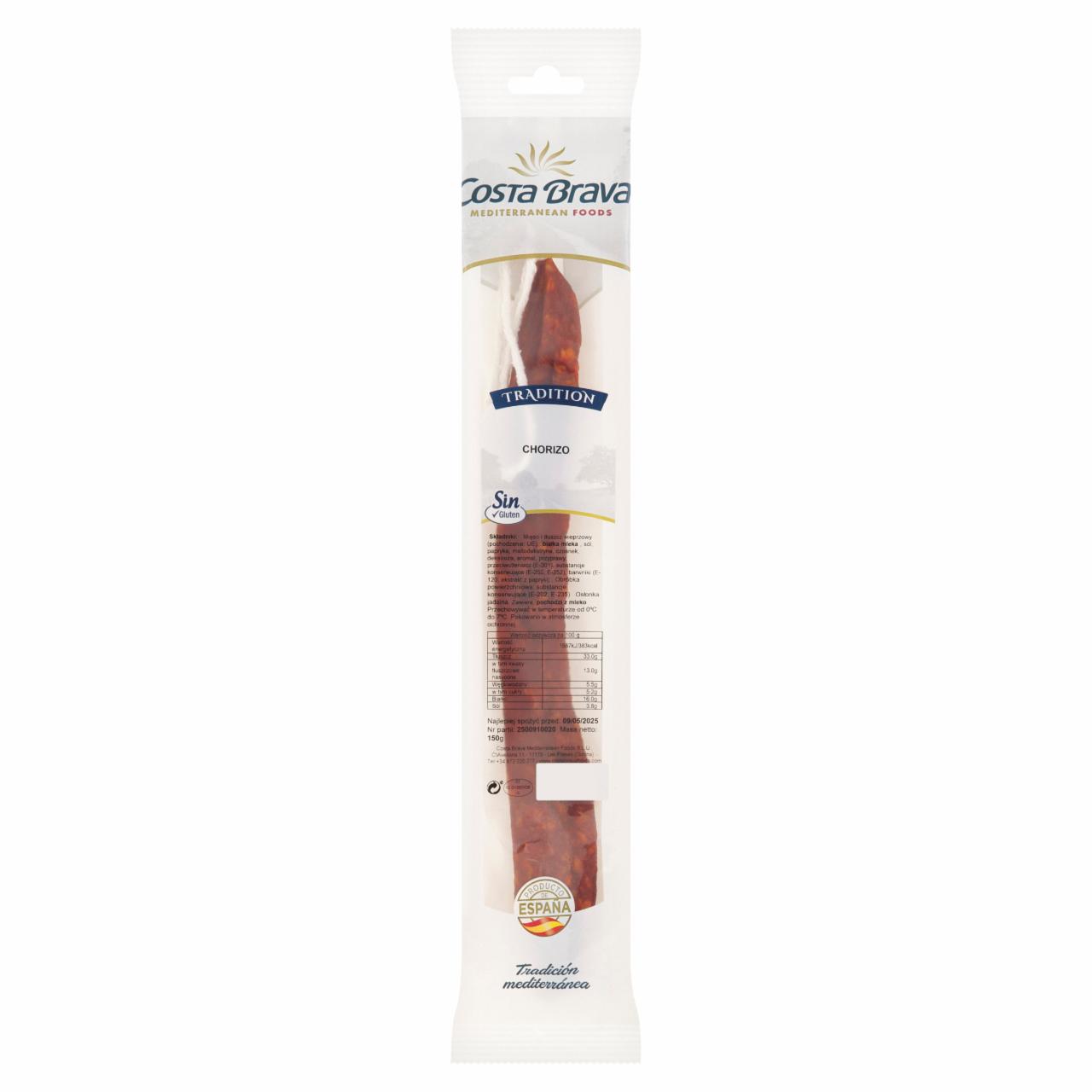 Zdjęcia - Costa Brava Chorizo 150 g