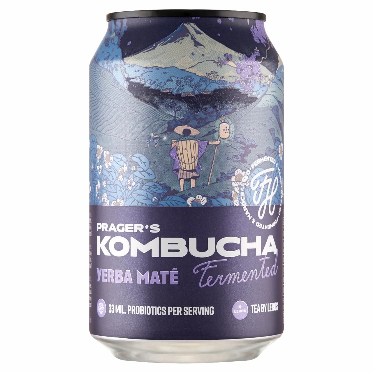 Zdjęcia - Prager's Yerba Maté Kombucha 330 ml