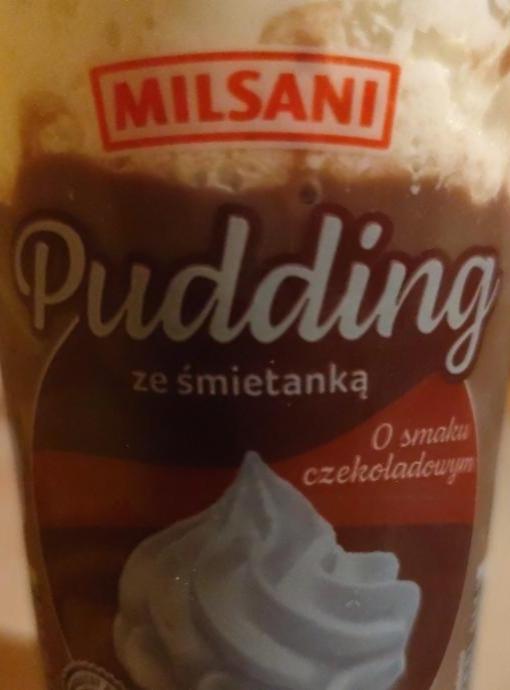 Zdjęcia - Pudding ze śmietanką o smaku czekoladowym Milsani