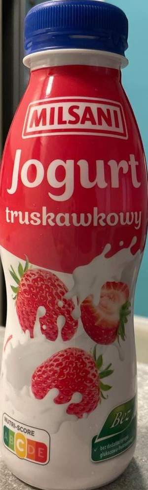 Zdjęcia - Jogurt truskawkowy Milsani