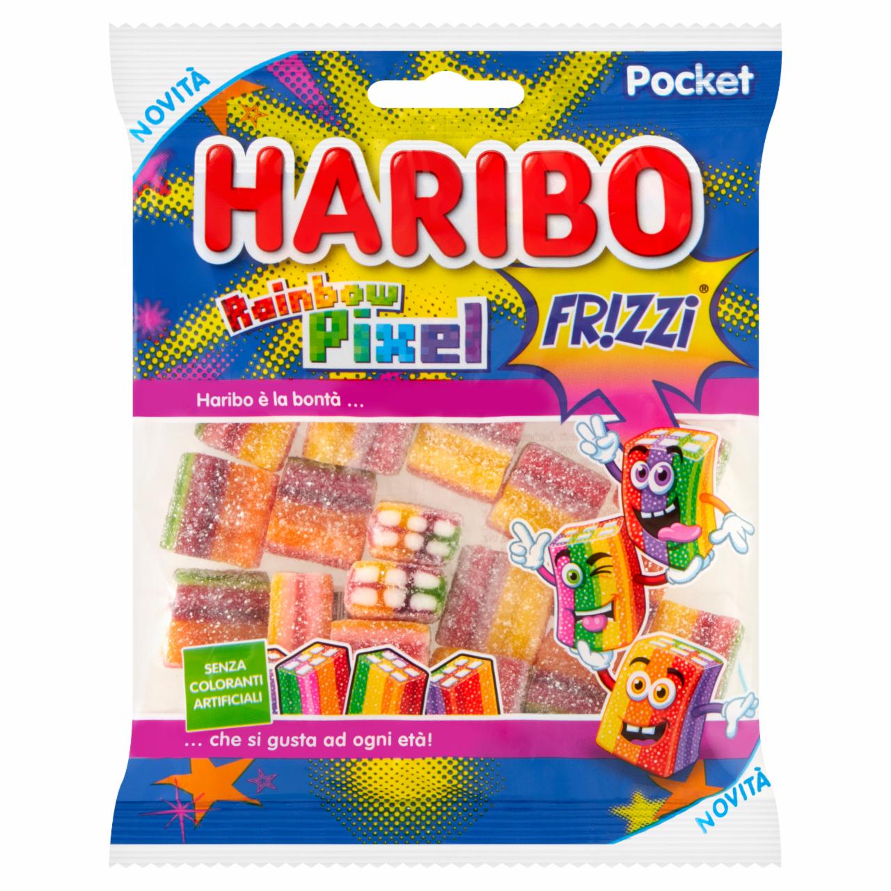 Zdjęcia - Haribo Pixel Żelki o smaku owocowym kwaśne 80 g