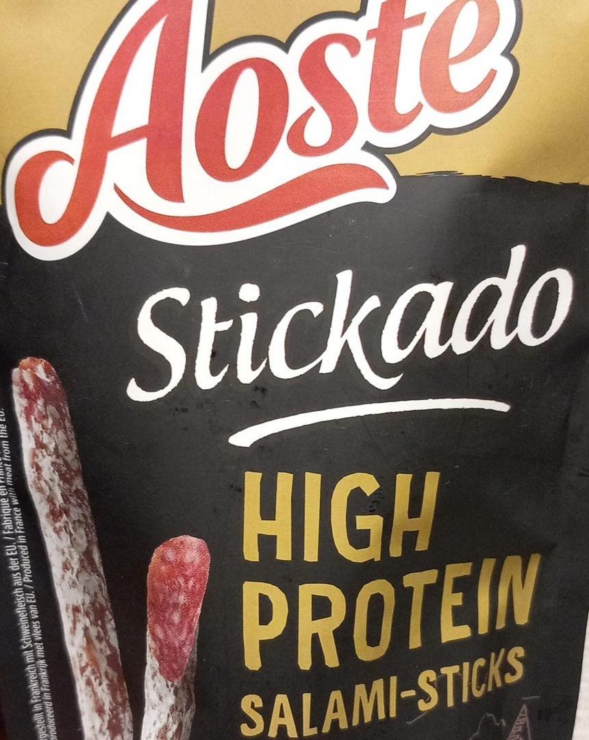 Zdjęcia - Stickado high protein salami Aoste