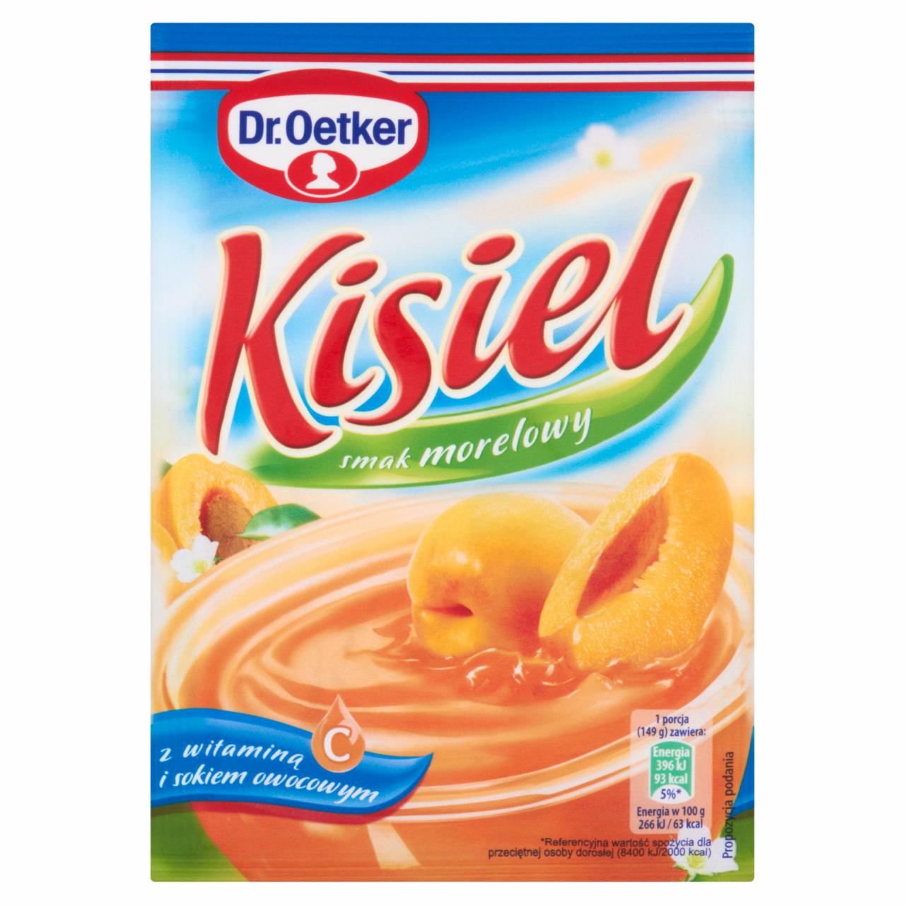 Zdjęcia - Dr. Oetker Kisiel smak morelowy 38 g
