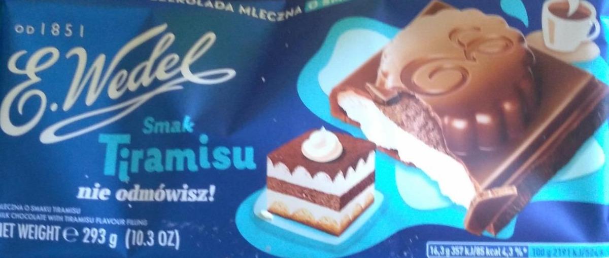 Zdjęcia - E. Wedel Czekolada mleczna o smaku tiramisu 293 g