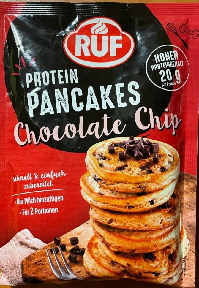 Zdjęcia - Protein pancakes chocolate chips RUF