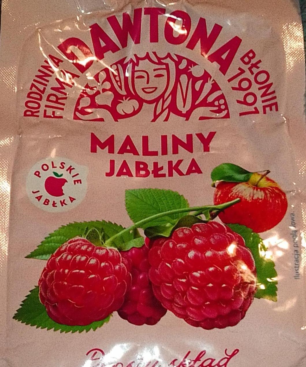Zdjęcia - Dawtona Mus maliny jabłka 180 g