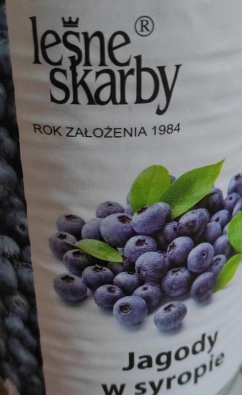 Zdjęcia - Leśne Skarby Jagody w syropie 400 g