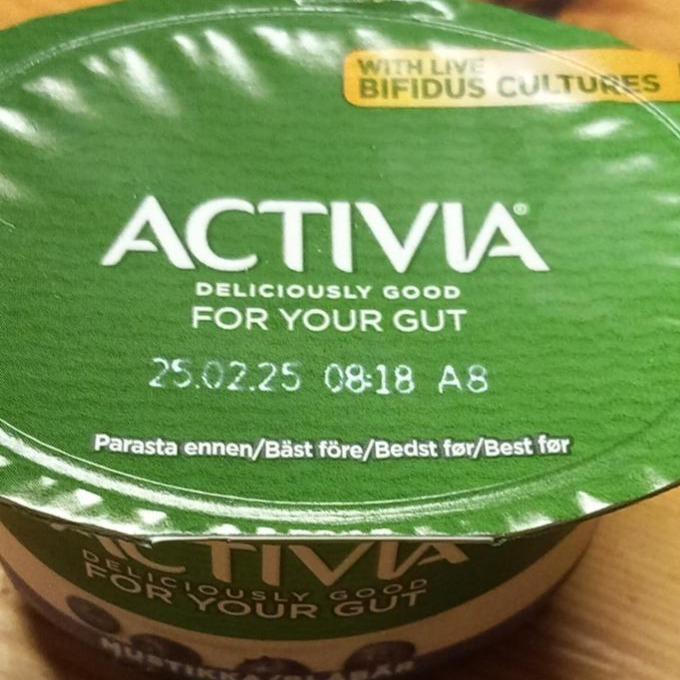 Zdjęcia - Activia jagoda borówka Danone