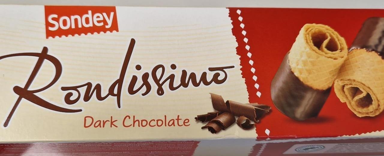 Zdjęcia - Rondissimo dark chocolate Sondey