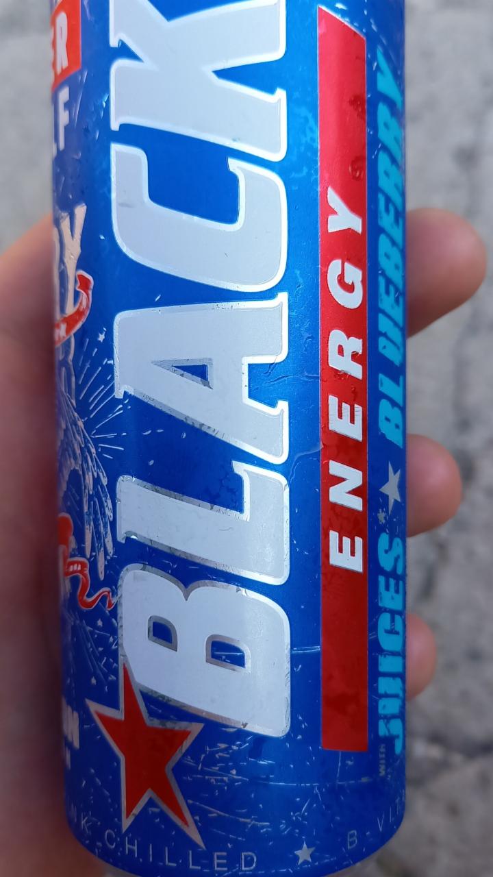 Zdjęcia - Black Energy Juices Blast Gazowany napój energetyzujący o smaku jagodowym 250 ml