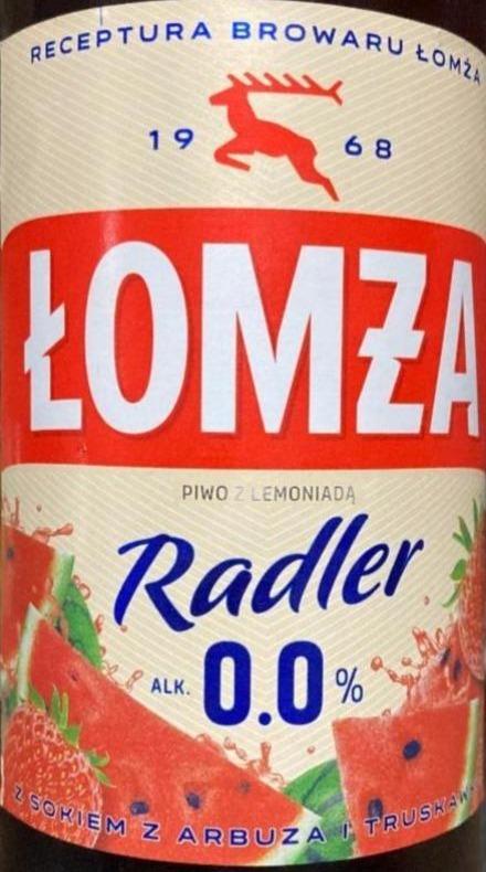Zdjęcia - Radler jabłko wiśnia 0.0% Łomża