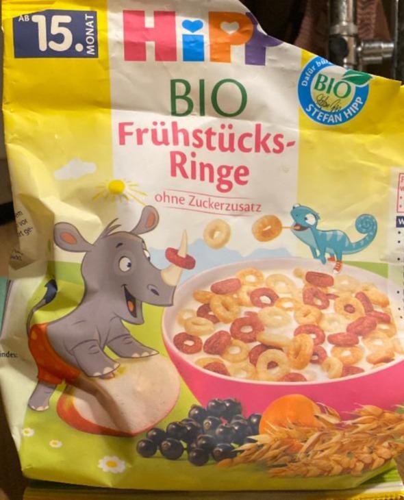 Zdjęcia - HiPP BIO Chrupiące kółka wielozbożowe od 15. miesiąca 135 g