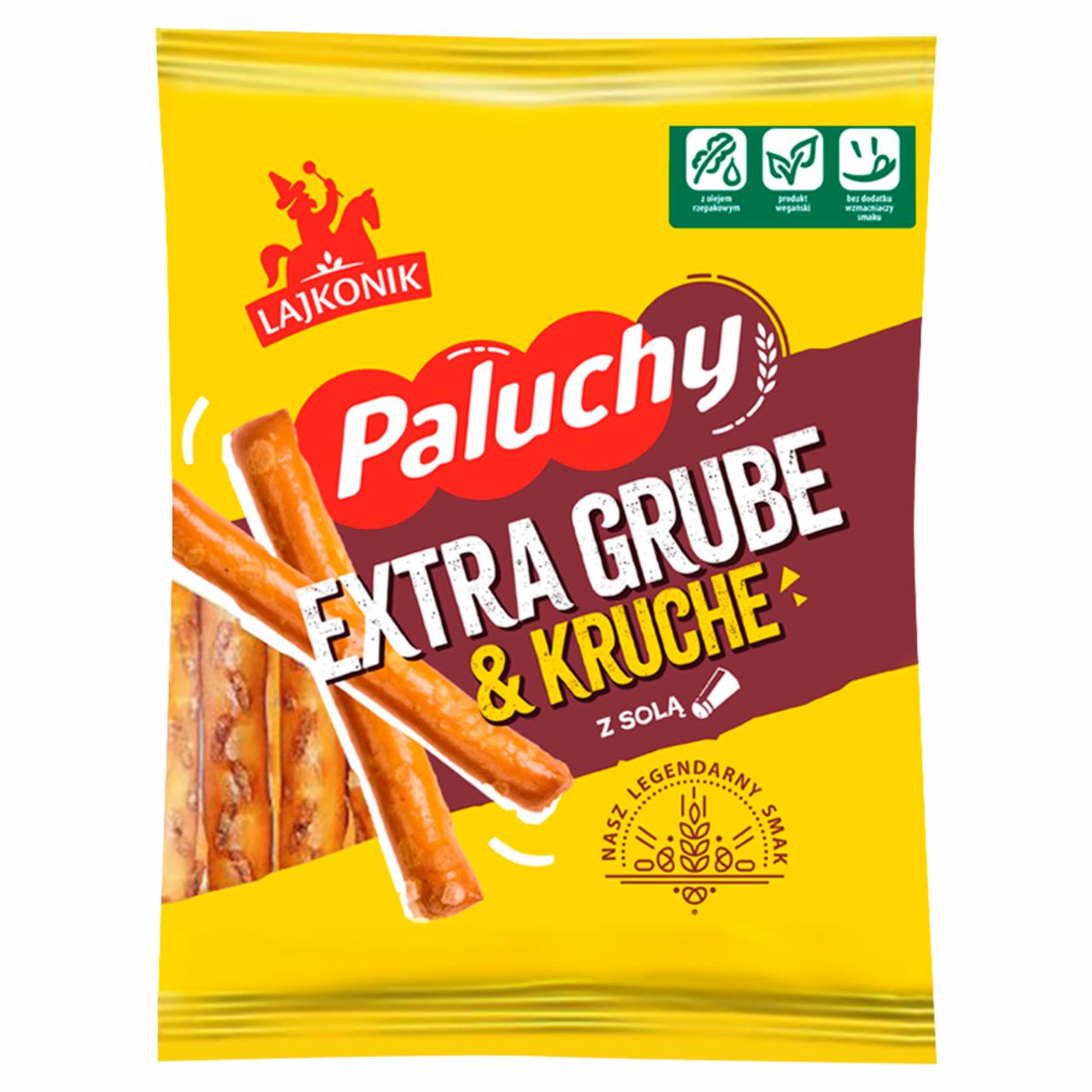 Zdjęcia - Lajkonik Paluchy extra grube & kruche z solą 125 g