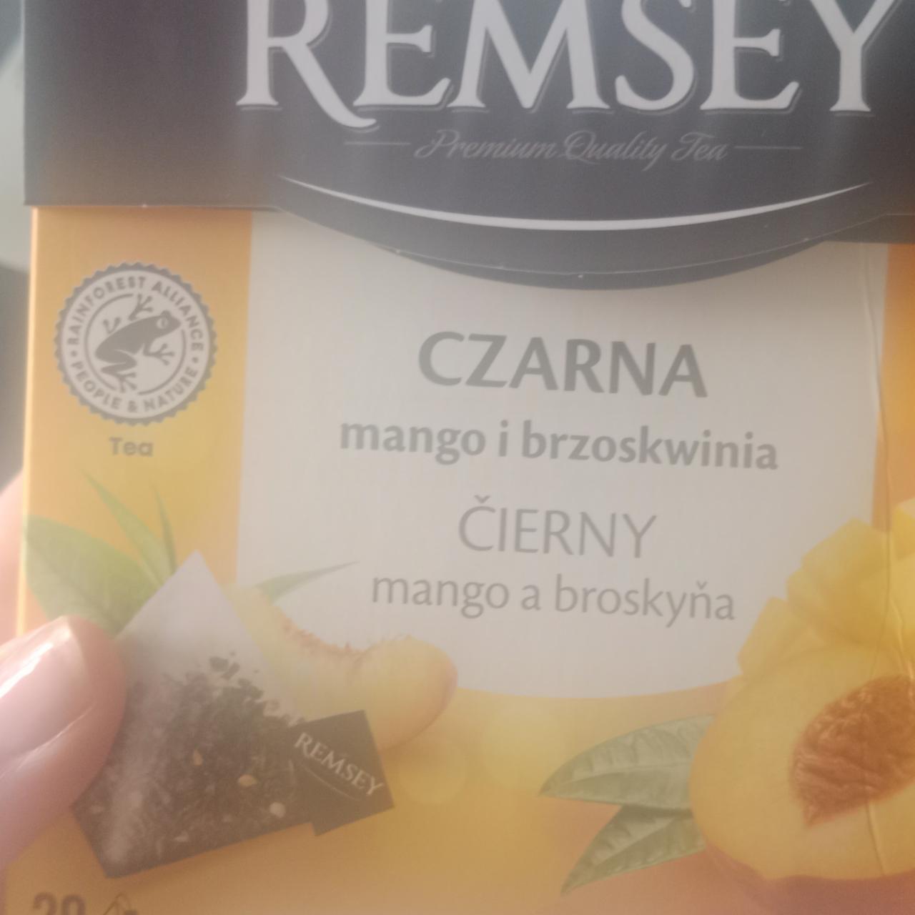 Zdjęcia - Herbata czarna mango i brzoskwinia Remsey