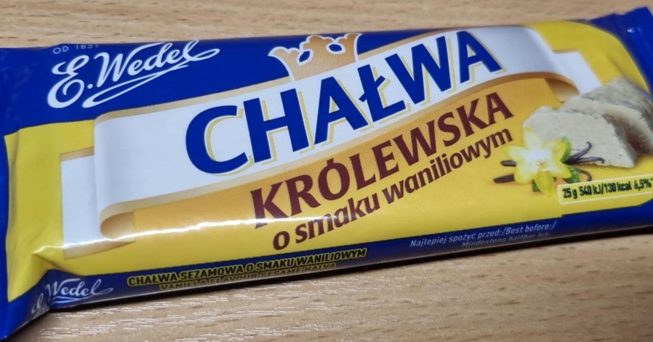 Zdjęcia - Chałwa królewska o smaku waniliowym 50 g E. Wedel