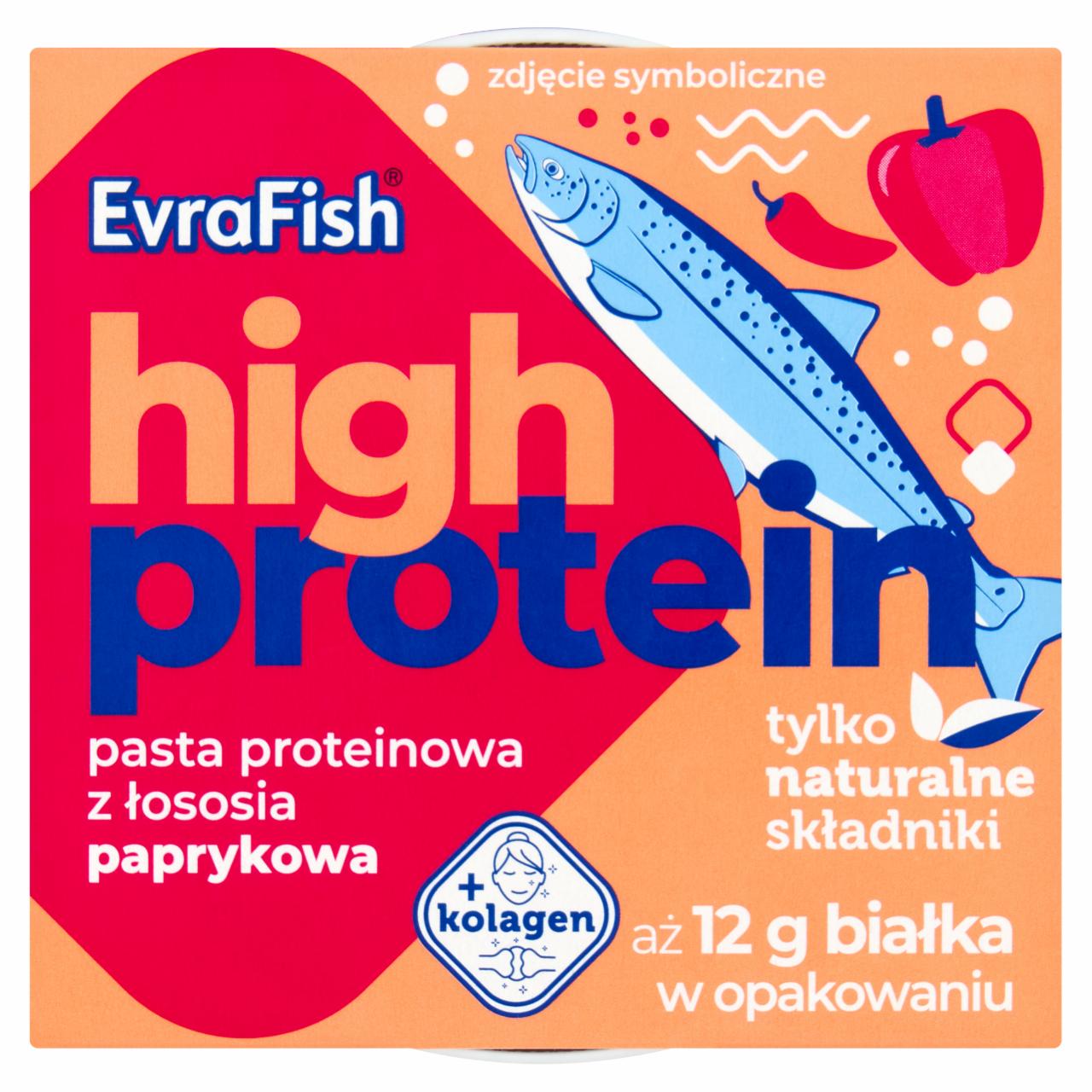 Zdjęcia - EvraFish High Protein Pasta proteinowa z łososia paprykowa 85 g