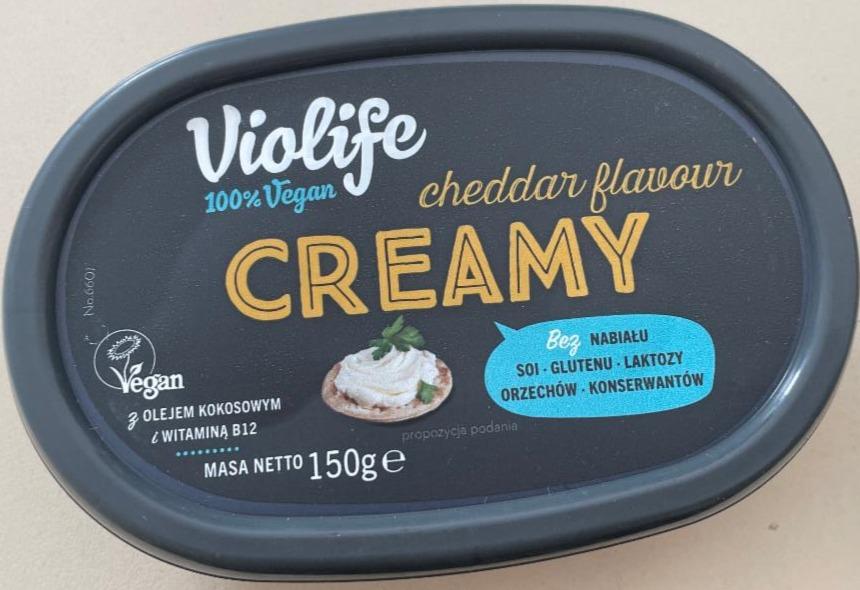 Zdjęcia - Violife Produkt na bazie oleju kokosowego o smaku cheddar kremowy 150 g