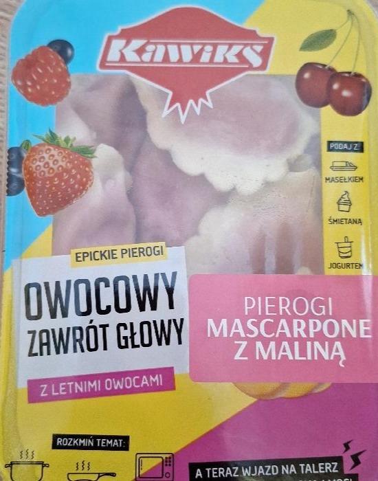 Zdjęcia - Pierogi mascarpone z maliną Kawiks