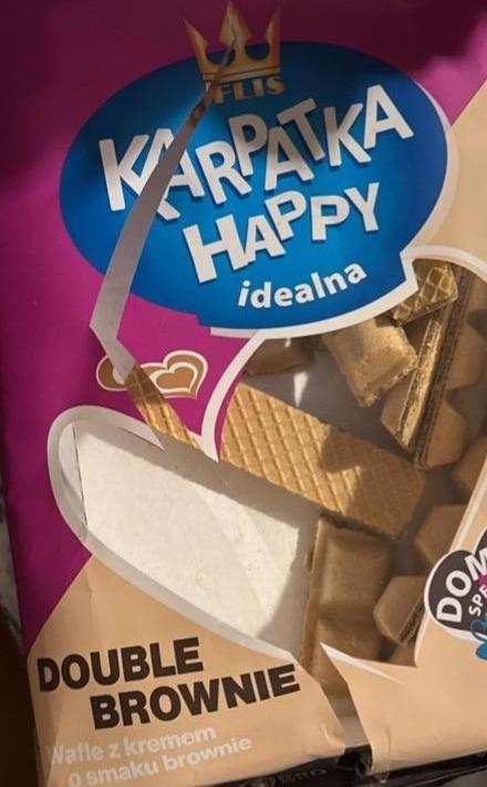 Zdjęcia - Double brownie wafle z kremem os maku brownie Karpatka Happy
