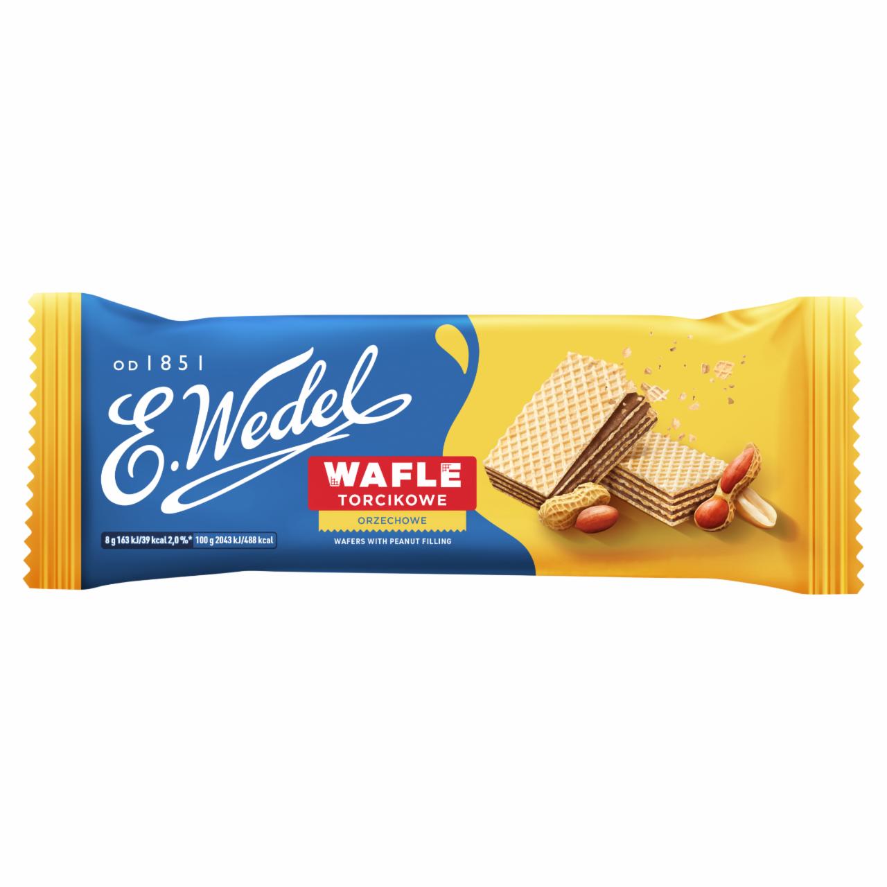 Zdjęcia - E. Wedel Wafle torcikowe orzechowe 160 g