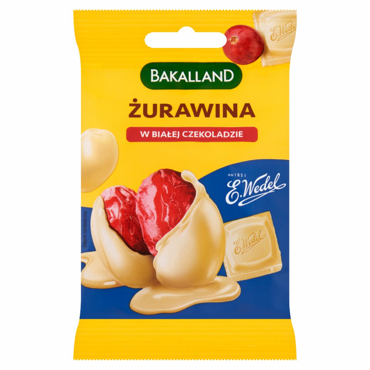 Zdjęcia - Bakalland Żurawina w białej czekoladzie 44 g